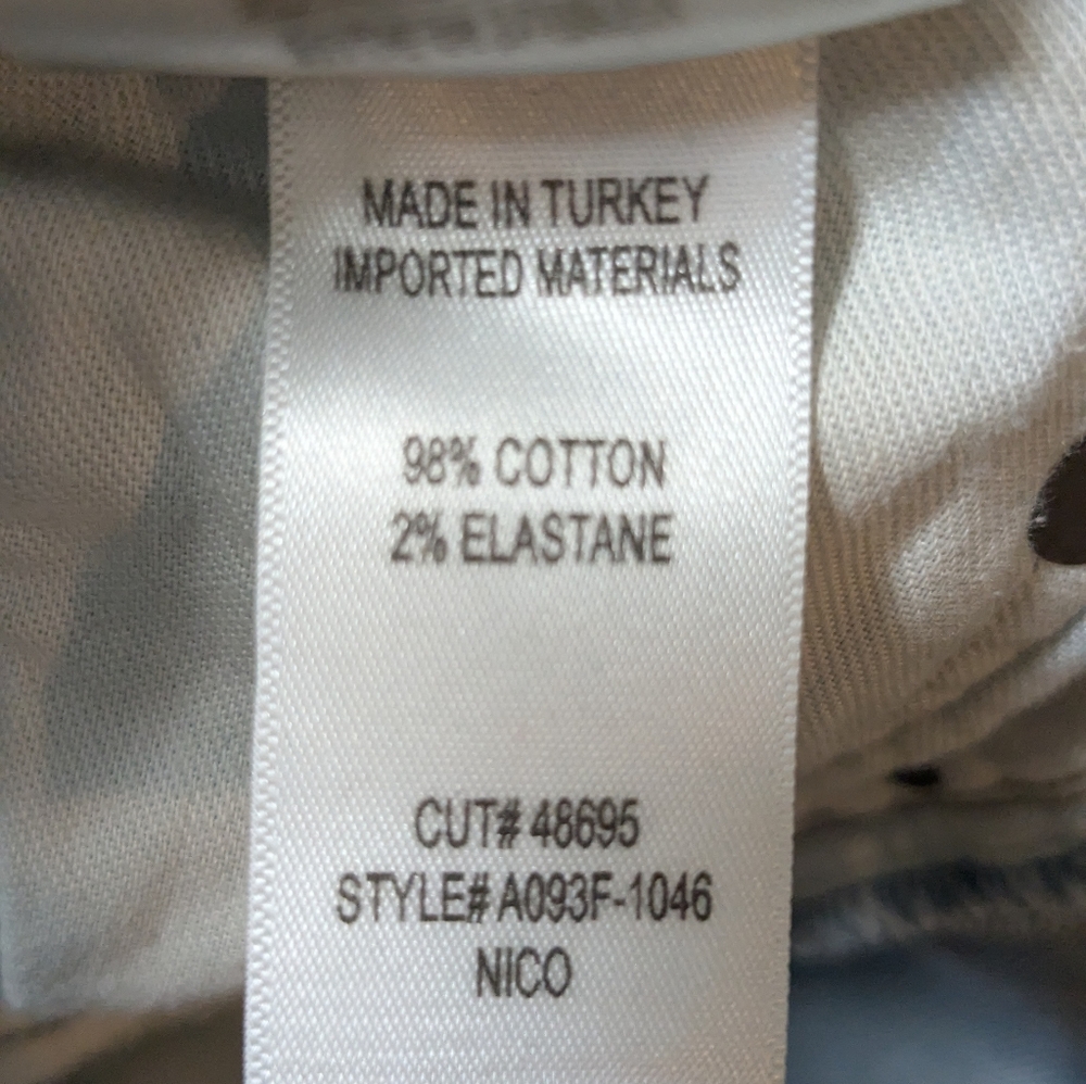 Agolde High Rise Nico Straight Leg Raw Hem Jeans … - image 6